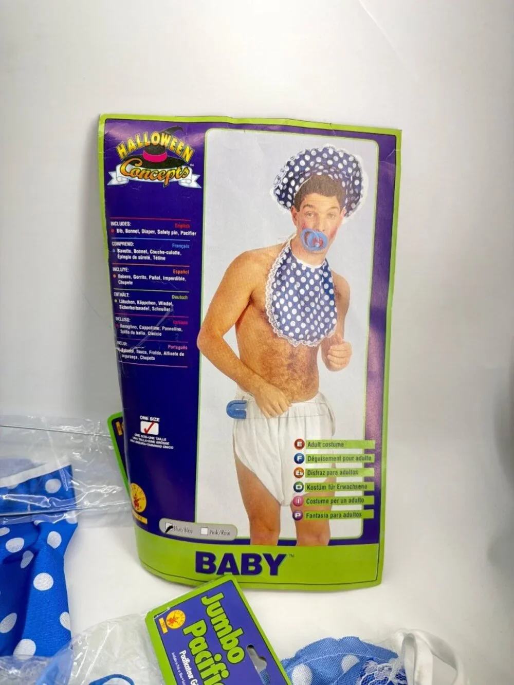 Baby Adult Halloween Costume Rubies Adult Baby Cosplay Set One Size